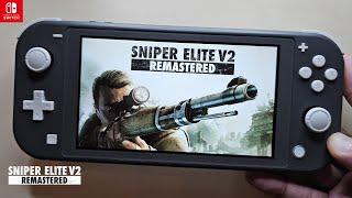 Sniper Elite V2 Remastered Nintendo Switch Lite Gameplay