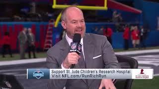 NFL Network's Rich Eisen races Usain Bolt in the 40 yard dash   Feb 3, 2019