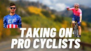 World Tour Cyclists Alex Howes & Mike Woods vs. CAT 3 | How Fast are Pro Cyclists? Boulder, CO