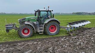 On-Land Ploughing | Fendt 930 Vario + Lemken Juwel 10 6 furrow | Pflügen | Novifarm