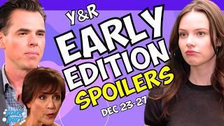 Young and the Restless Early Edition Spoilers Dec 23-27: Billy Spirals, Jordan Snaps & Tessa Tricked