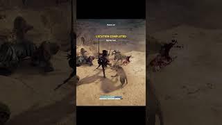 AC Origins Fighting Pack of hyenas       !!!#shorts #viralvideo #shortvideo #viralshorts