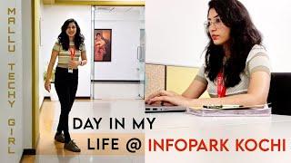 Day in my life at Infopark Kochi #infoparkkochi #infopark #worklife @mallutechygirl