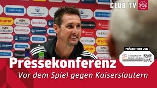 RE-LIVE: Die PK vor dem Spiel gegen Kaiserslautern