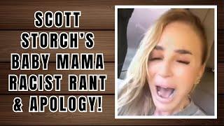 Scott Storch's Baby Mama GOES OFF On Racist Rant Then Cries!