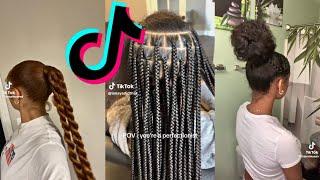 Natural & Protective Hairstyles on Black Tiktok