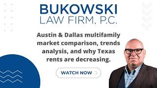 Austin & Dallas multifamily market comparison, trends analysis, and why Texas rents are decreasing.