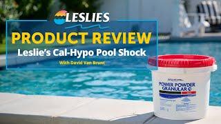 Leslie's Calcium Hypochlorite Pool Shock Review w/@SPL | Leslie's