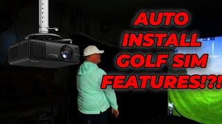 This Golf Simulator Projector Almost Installs Itself! (BenQ AH700ST)