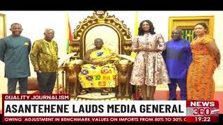 Asantehene lauds Media General for quality Journalism