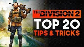 The Division 2 |Top 20 Tips and Tricks To Get You Started: Leveling, Gear, Combat & More!