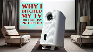 Why I ditched my TV  for this Mini Projector 