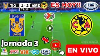 Tigres vs. América en vivo, donde ver, a que hora juega Tigres vs. América Apertura Liga MX 2024