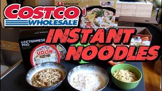 Costco Instant Noodles | SnapDragon Pho | Nongshim Udon | TanTanMen Ramen