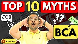 BCA Course Top 10 Myths vs RealityBCA Jobs & Career Scope! #bca #myths #reality #bcacourse #viral