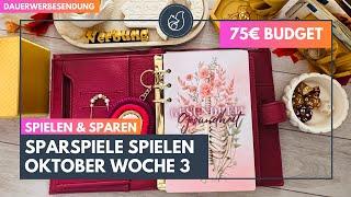 Sparen für Gesundheit, Träume, Thankyou & Notgroschen  OKTOBER Woche 3 #budgeting #umschlagmethode