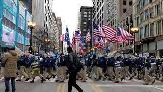 Patriot Front marches in the Chicago March for Life