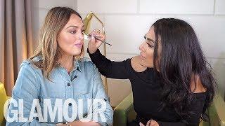 Huda Kattan Gives Alessandra Steinherr a Makeover (2/2) | Beauty Talk | Glamour UK