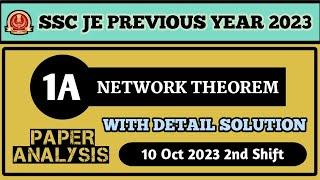 SSC JE Electrical Paper Analysis 2023 | SSC JE Exam Analysis | 10 Oct 2023