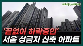 "화가 치밀어 오릅니다" 끝없이 추락하는 가격에 입주민은 대성통곡 상급지 신축 서울아파트ㅣ부동산 전망 투자 경매 하락 20평 30평 준신축 새아파트