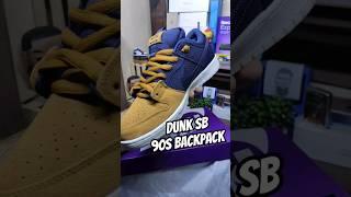 Nike Dunk SB low 90s backpack unboxing swap laces #snkrs #sneakerhead #nike