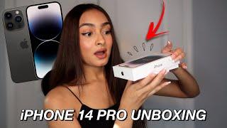 iPHONE 14 PRO UNBOXING (SPACE BLACK)