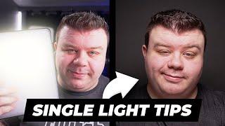 Easy SINGLE Lighting Tips For YouTube & Twitch