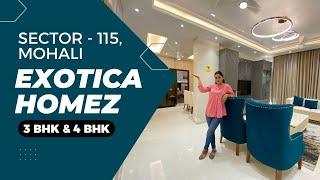 Exotica Homez Mohali's Biggest 3BHK Apartment