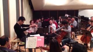 First Rehearsal with Liwei Qin (2015/01/15)