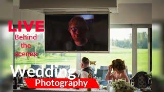 LIVE Wedding Photography Behind the scenes by Liverpool Wedding Photographer with Sheeran Message