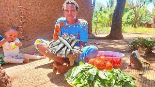 African village life #cooking village food for Breakfast