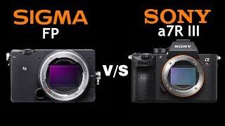 Sigma FP vs Sony a7RIII | Quick Camera comparison