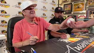 Pete Rose Loved Palm Beach Autographs! #autographs #peterose #mlbbhighlights #mlb  #cincinnatireds