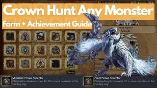 Monster Hunter Wilds BEST Gold Crown Farming Guide - Mini / Giant Crown Collector Trophy Guide