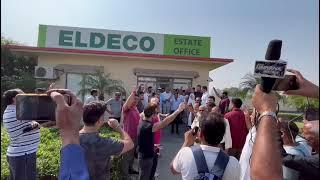 Eldeco Estate Panipat residents locked Eldeco offices due to unfair practices of Eldeco company.