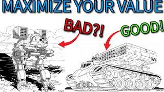 BATTLETECH: Battle Value exploits. How to maximize your battle value! The Mek Lab.