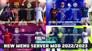 PES 2021 | New Menu Server Mod Season 2023