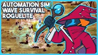 Automation Sim Wave Survival Roguelite - ShapeHero Factory