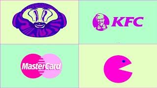 Best Logo compilation of PewDiePie Intro,KFC logo, MasterCard logo, PAC-Man Sound variation effects