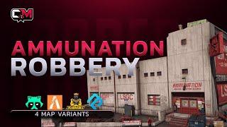 Ammunation Robbery (Default, Gabz, K4MB1 & FM) - FiveM Script (ESX, QBCore & QBox)