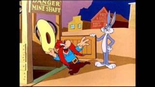 Bugs Bunny and Yosemite Sam "I dare ya"