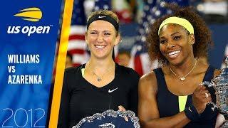 Serena Williams vs Victoria Azarenka Full Match | US Open 2012 Final