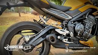 Escapamento Hurrimade Evolution Full Triumph Street Triple 765RS 2024 - HURRICANE EVOLUTION EXHAUST