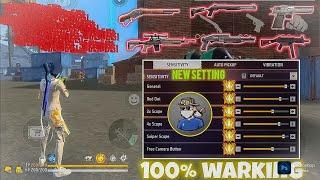 Free Fire Headshot Setting New CS Rank Update 2025Best Sensitivity Settings ️| Sensitivity Setting