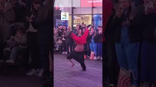 Times square show - incredible dancing in New York #shorts #dance #bboy