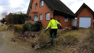 I OFFERED MY HELP to the Owner in Cleaning the UNKEPT Yard