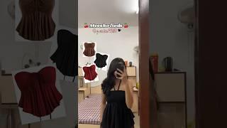 top finds under 250  #meesho #top #aesthetic #meeshohaul #meeshofinds #meeshotops