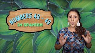 Numbers 40 to 49 in Spanish ( Spanish Lesson 17)