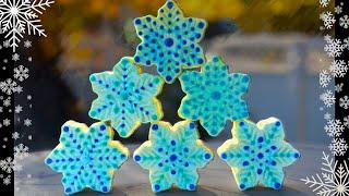 Get Ready for Winter with This Easy Snowflake Soap Design!