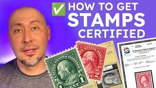 How To Get Collectible Stamps Certified & Authenticated